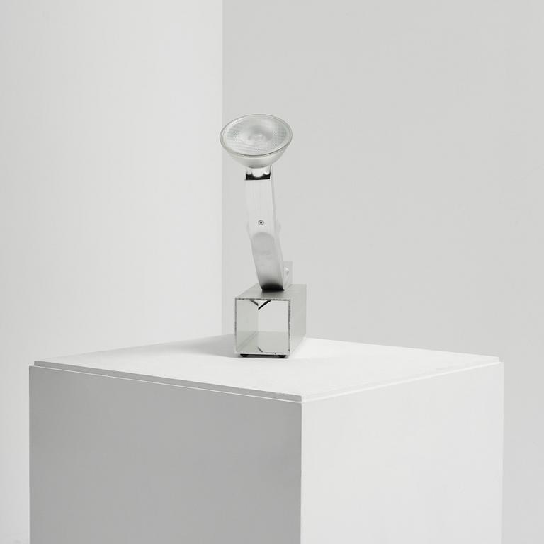 David Taylor, a unique table lamp, "Aluminium Table Lamp #1", Studio Mellösaverken, Sweden, 2025.