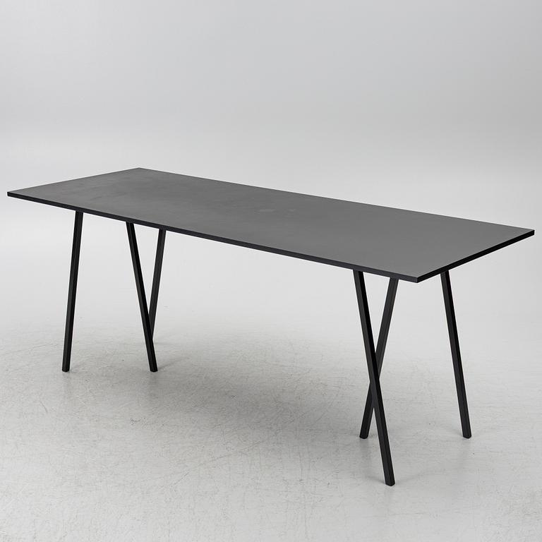 A 'Loop Stand High Table', Hay.