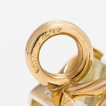 Hänge, 18K guld och beryll.