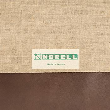 A 'Cromwell' leather sofa by Arne Norell, late 20th century.