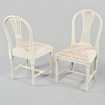 MATGRUPP, 7 delar, gustaviansk stil, 1900-talets andra hälft.