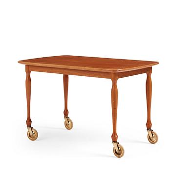 Josef Frank, a mahogany table, model "B 2142", Firma Svenskt Tenn, Sweden 1950s-60s.