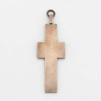 Wiwen Nilsson, cross pendant, sterling silver.