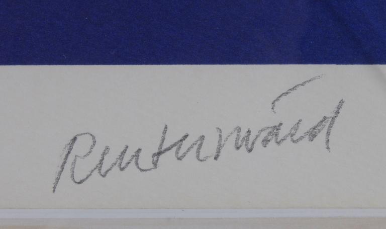 CARL FREDRIK REUTERSWÄRD, färglitografi, sign.