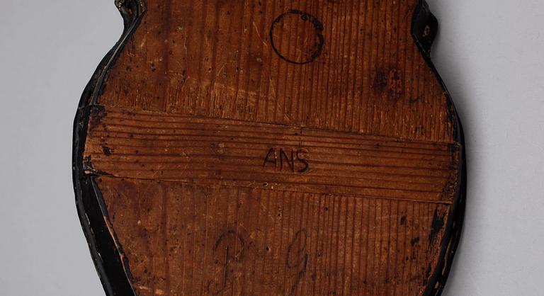 SPEGELLAMPETTER, ett par, en märkt ANS, Anders Nordström, Jönköping, verksam 1763-1779.