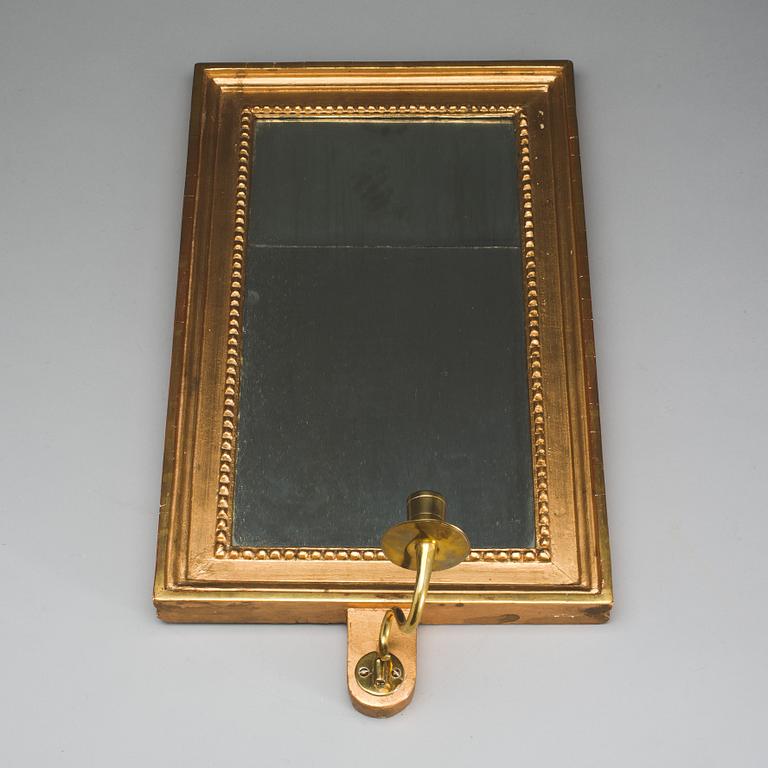 SPEGELLAMPETT, sengustaviansk, Göteborgs hallstämpel, 1800-talets början.