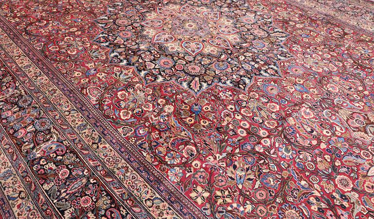 Carpet, Antique Dorokhsh (Khorasan), Signed, 636 x 377 cm.