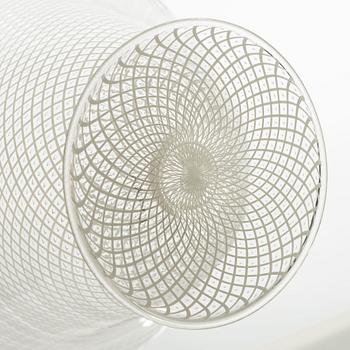 Archimede Seguso, a filigree technique glass bowl, Murano, Italy.