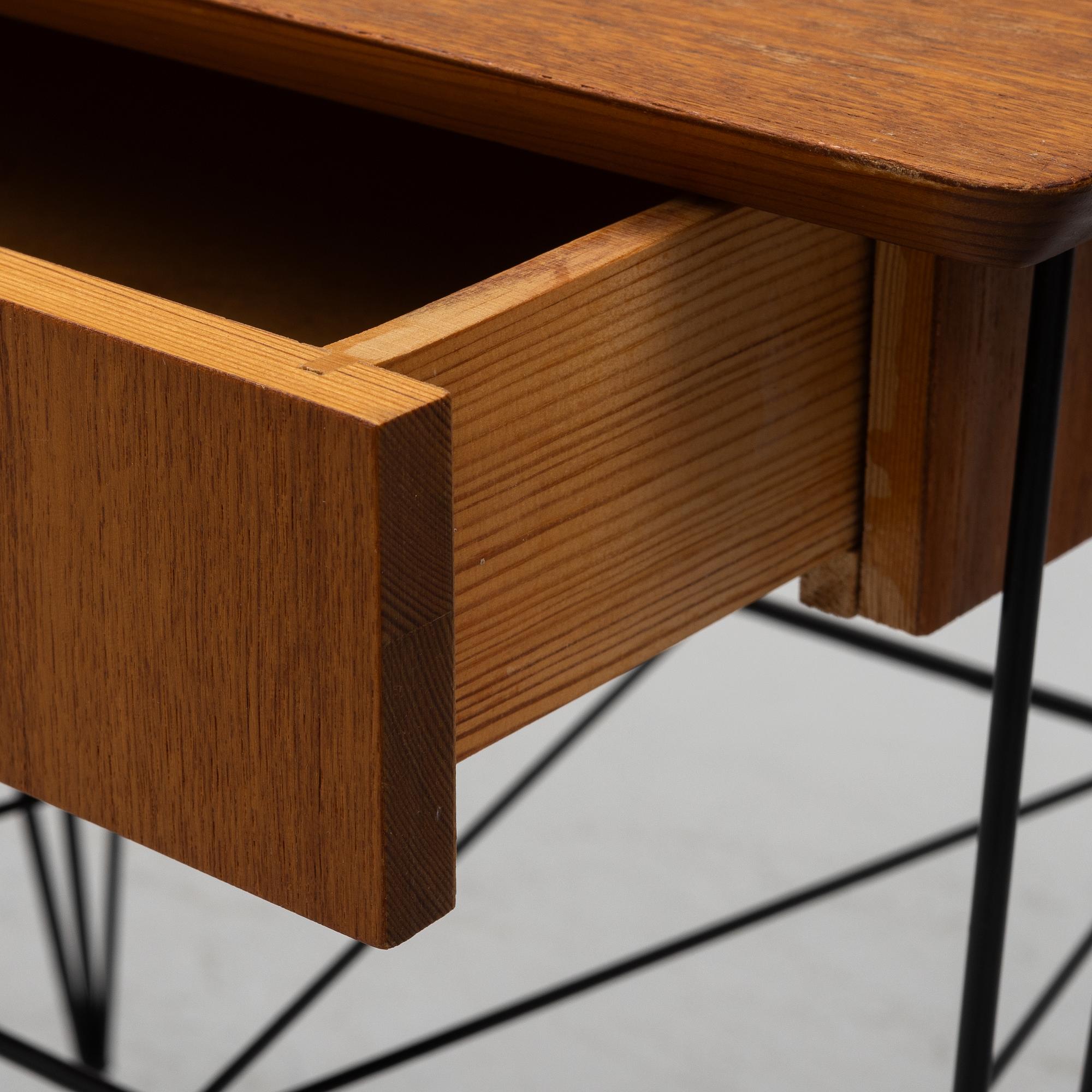 Bedside tables, a pair, Sweden, mid-20th century.