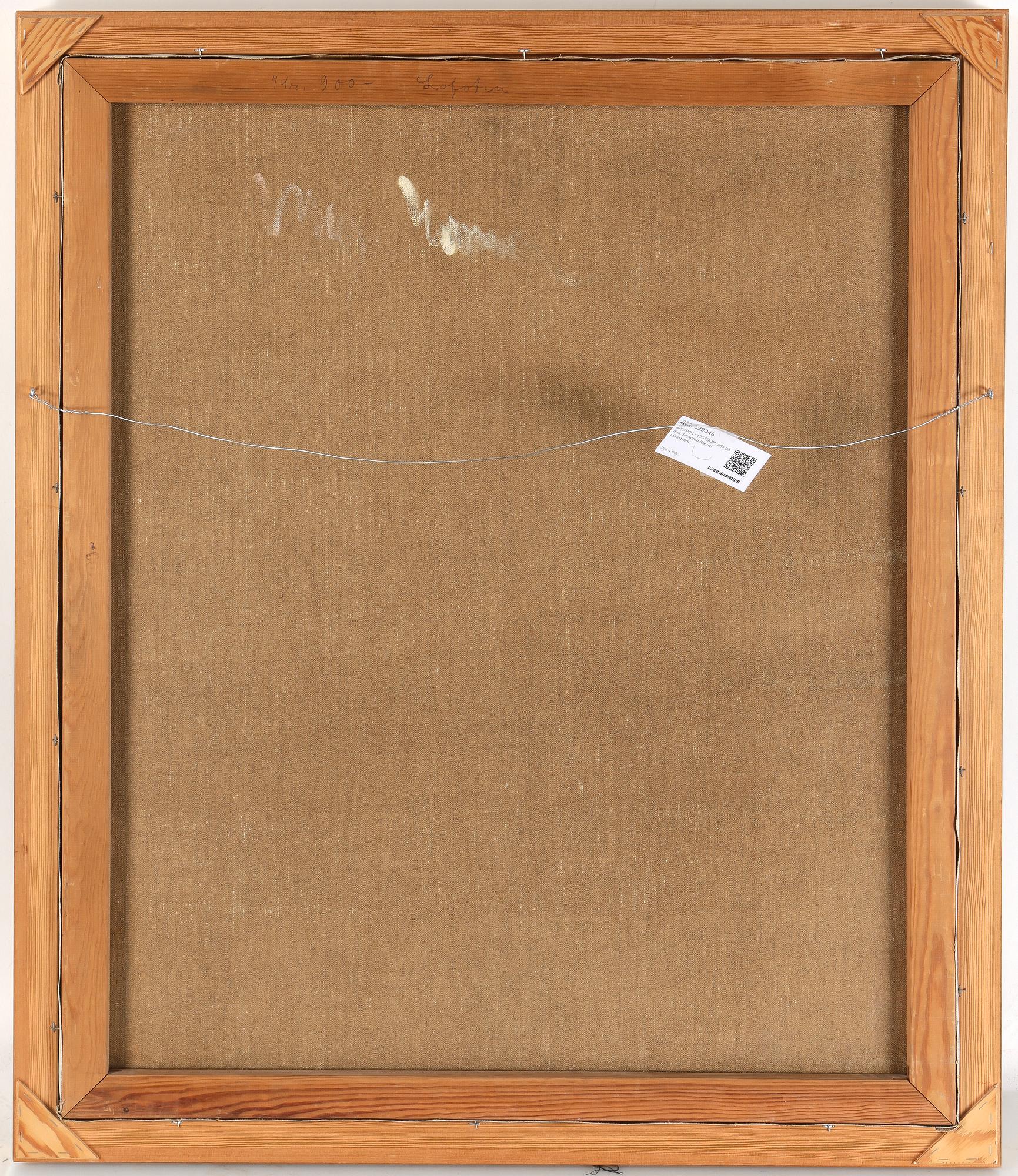 RIKARD LINDSTRÖM, olja på duk. Signerad Rikard Lindström.