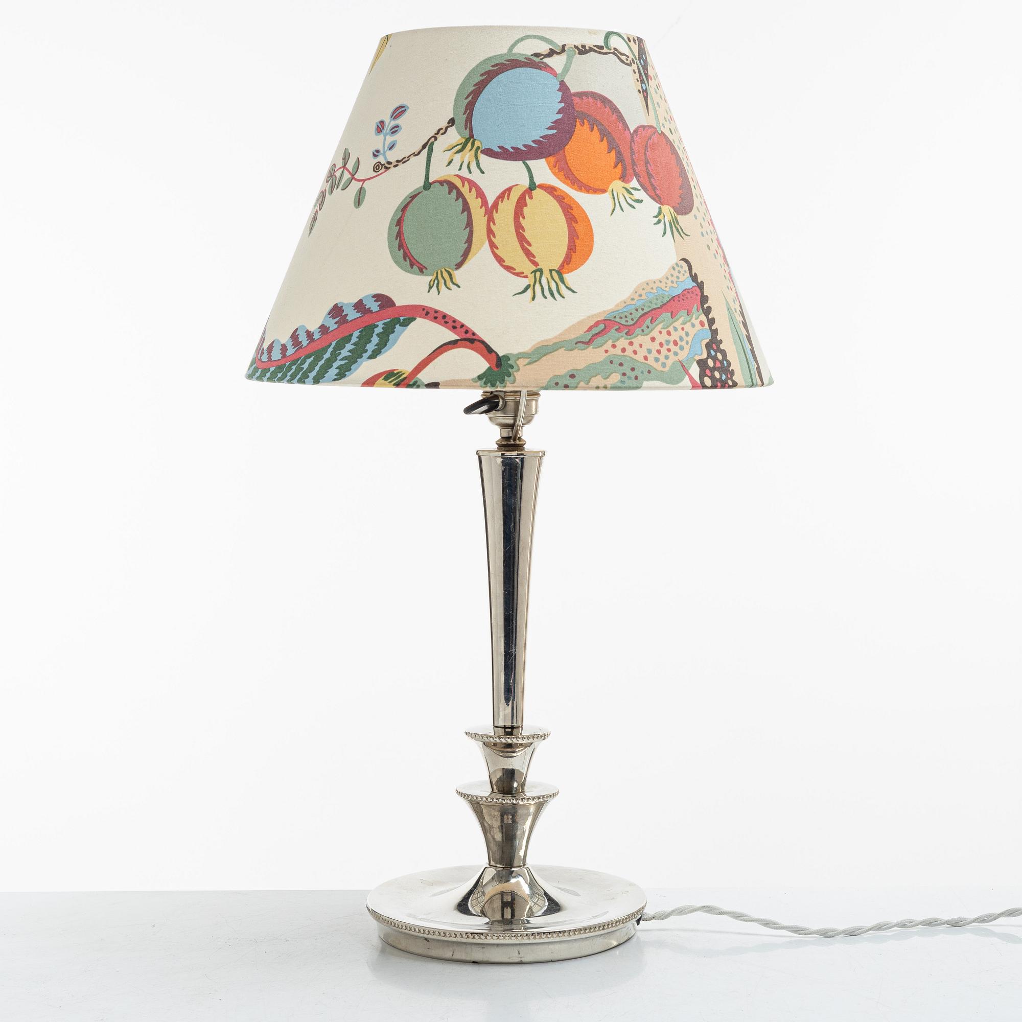 A table lamp, Swedish Grace, first half of the 20th Century.