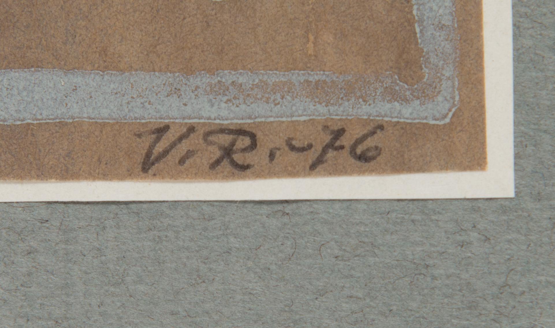 Viljo Ranta, sekatekniikka, 4 kpl, signeeratut ja päivätyt -74-76.