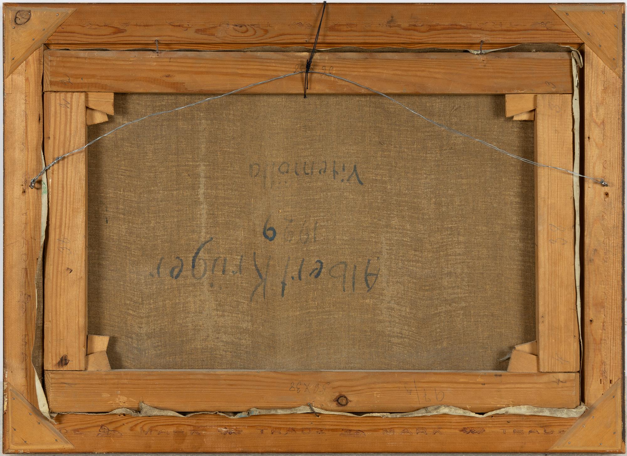 Albert Krüger, Båtar på strand, Vitemölla.