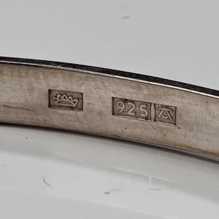 ARMRING, silver, Sten & Laine, Åbo 1970-tal.