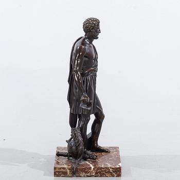 Sculpture, unknown artist, bronze, around the year 1900.