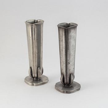 Vaser, ett par, tenn, GAB, Stockholm, 1939.