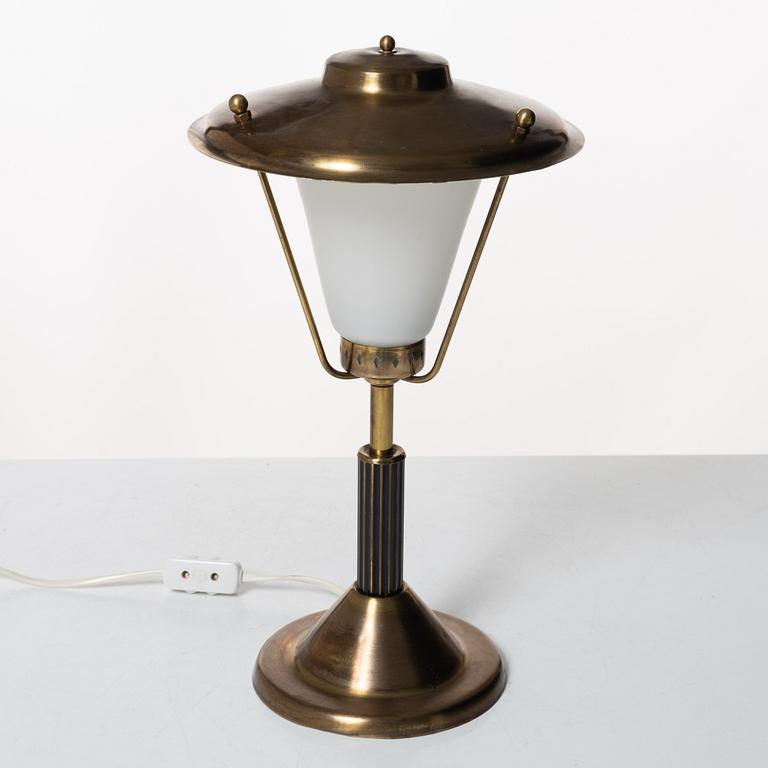A brass table lamp, Elidus, Sweden, 1950's/60's.