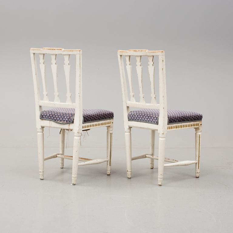 STOLAR, 6 st. Gustaviansk provins, 1700-talets slut.