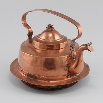 KAFFEPANNA, koppar, 1800-tal.