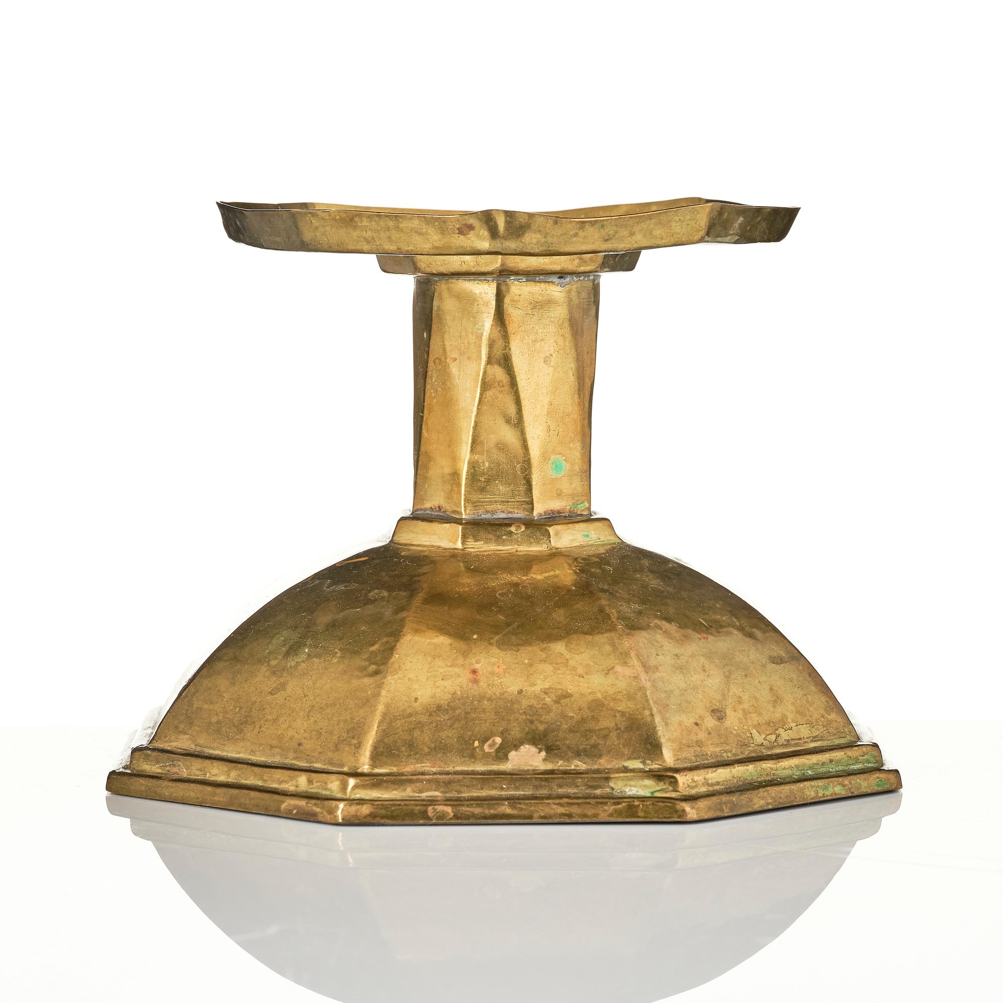 Bernhard M Linder, candlestick, Stockholm, 1930.