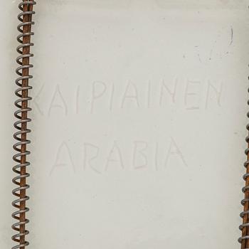 Birger Kaipiainen, fat, keramik, signerad Kaipiainen Arabia.
