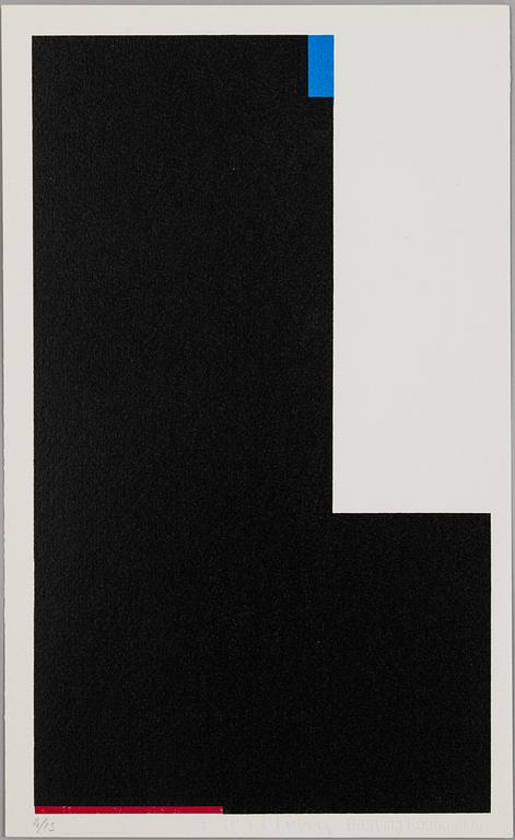 A serigraphy by Olle Baertling, numbered 2/15.