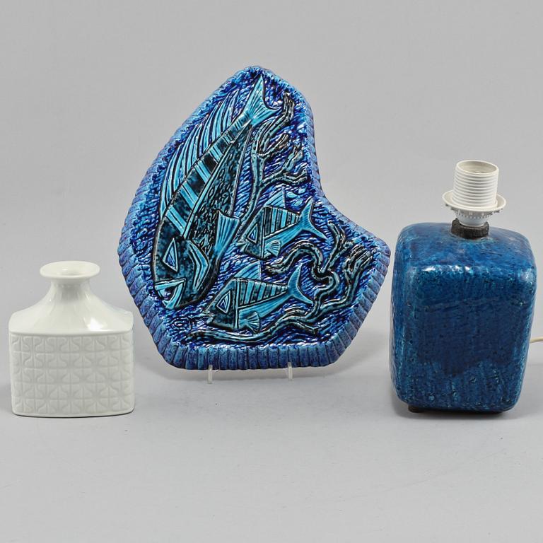 PARTI STENGODS, 3 delar, Gunnar Nylund, Rörstrand, 1900-talets mitt.