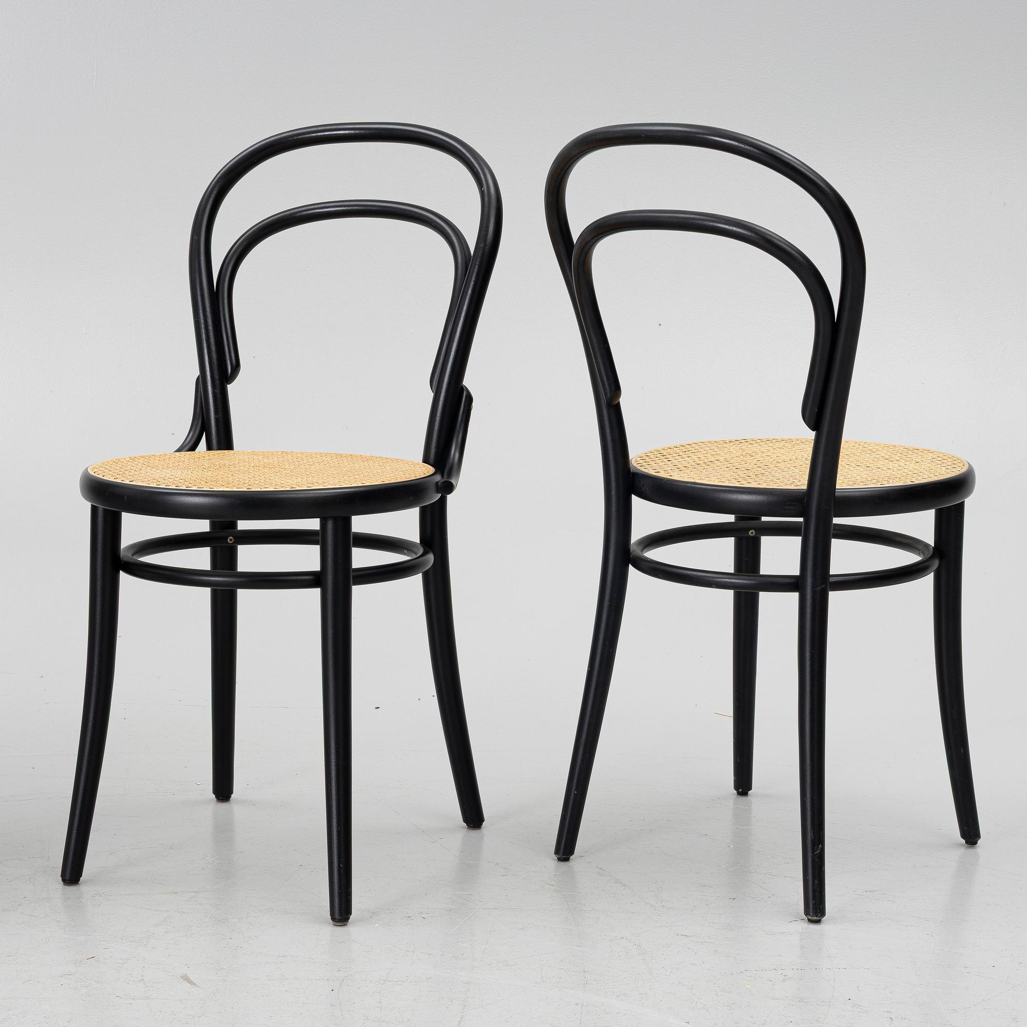 Michael Thonet, Chairs, 8, model 14, TON.