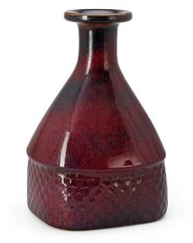 A Stig Lindberg stoneware vase, Gustavsberg Studio 1965.
