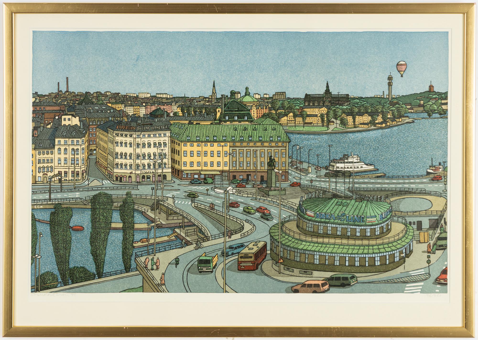 Svenolov Ehrén, Slussen.