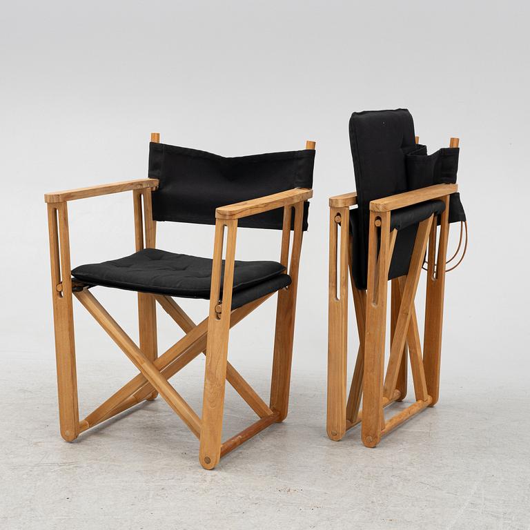 Björn Hultén, a pair of "På Kryss" safarichairs, Berga Form, Sweden.