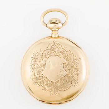 Fickur, 14K guld, Hyman Berg & Co, Chicago, 51,5 mm.