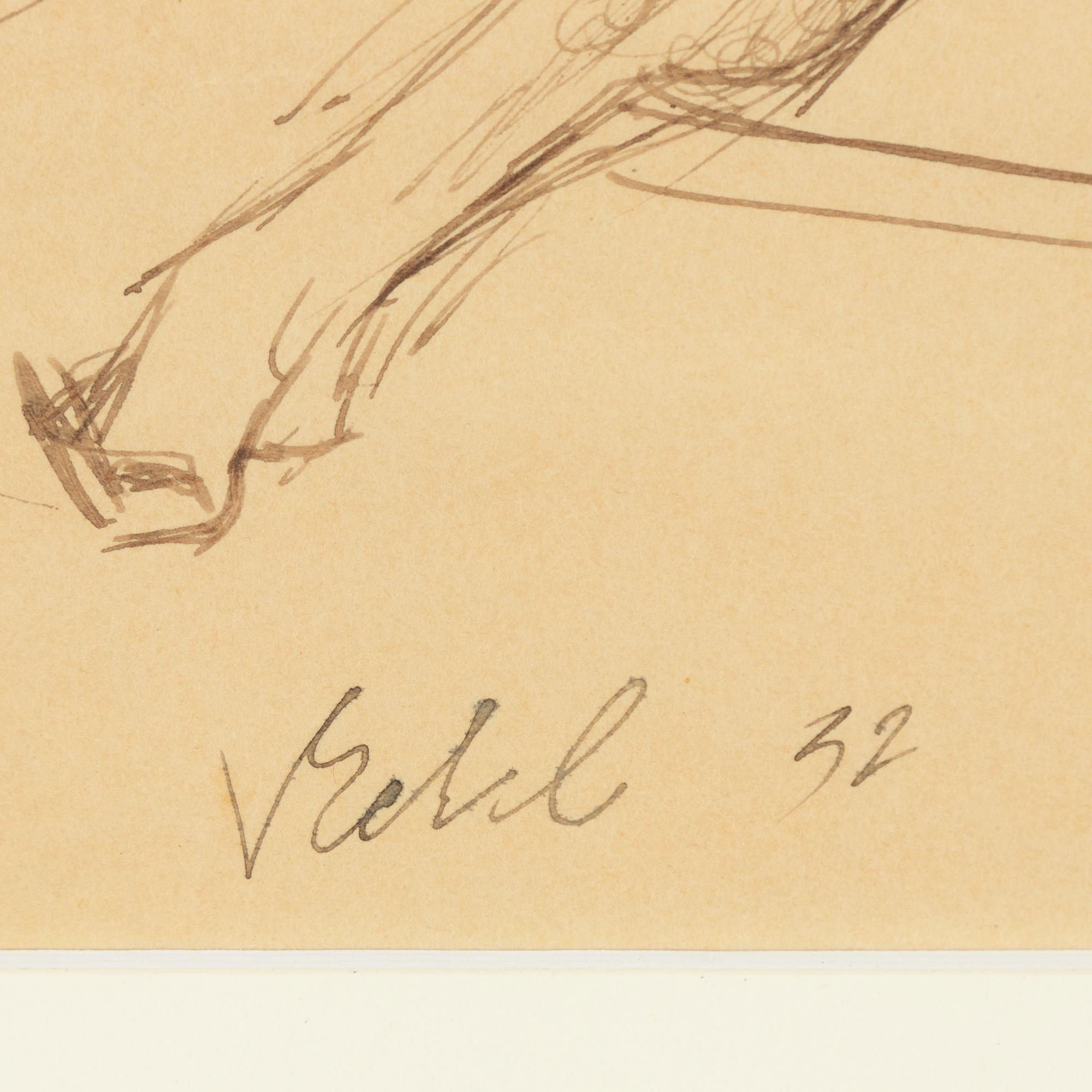 Vilma Eckl, Half-lying model.