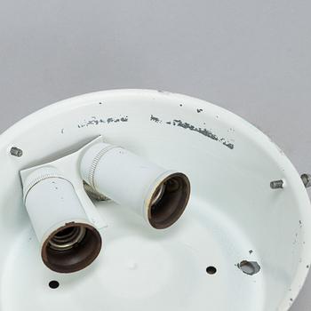 Arne Jacobsen, a pair of 1960's 'AJ-Eklipta' ceiling/wall lamps, for Louis Poulsen/licensed manufacturer Orno, Stockmann.