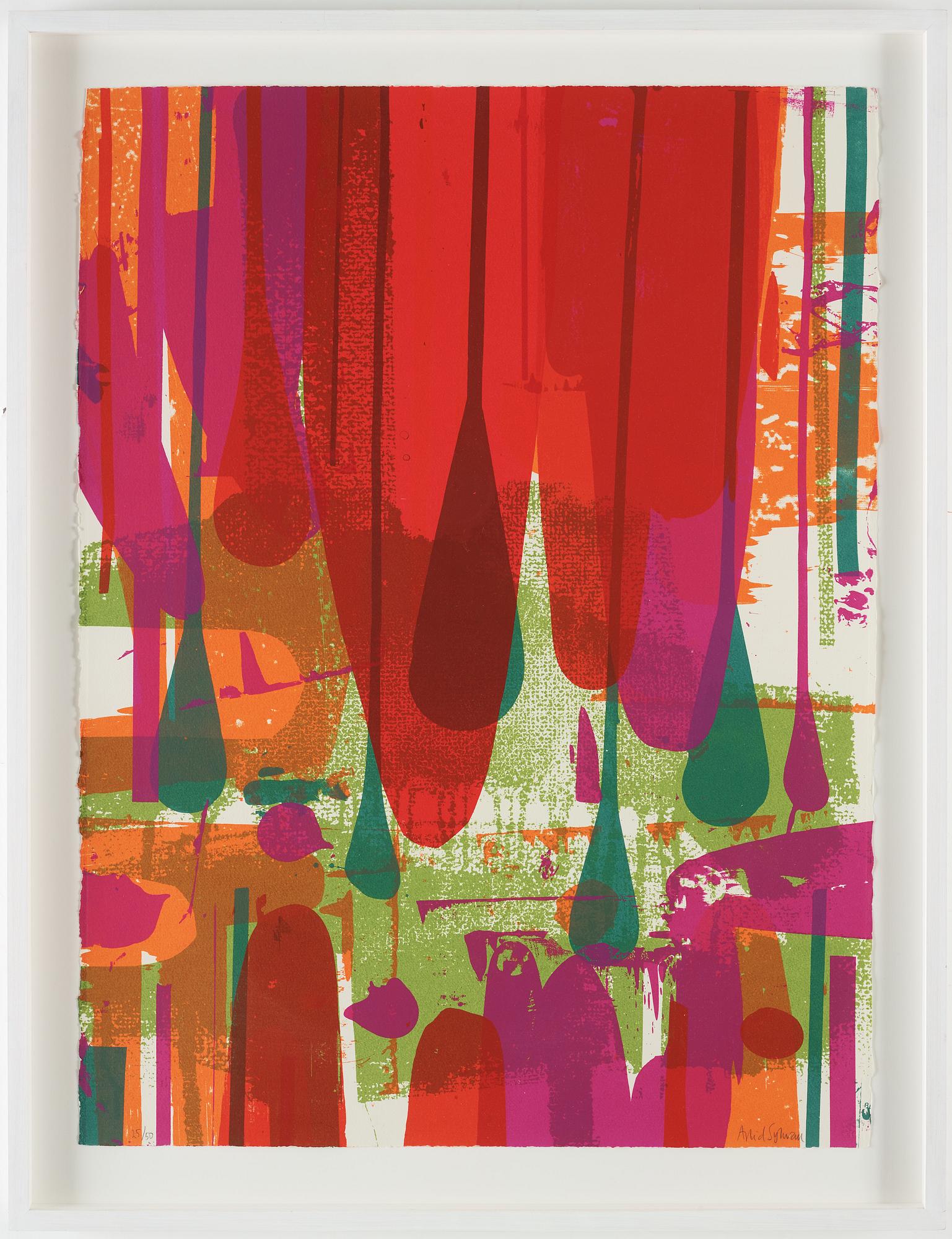 ASTRID SYLWAN, serigrafi, signerad och numrerad 25/50.