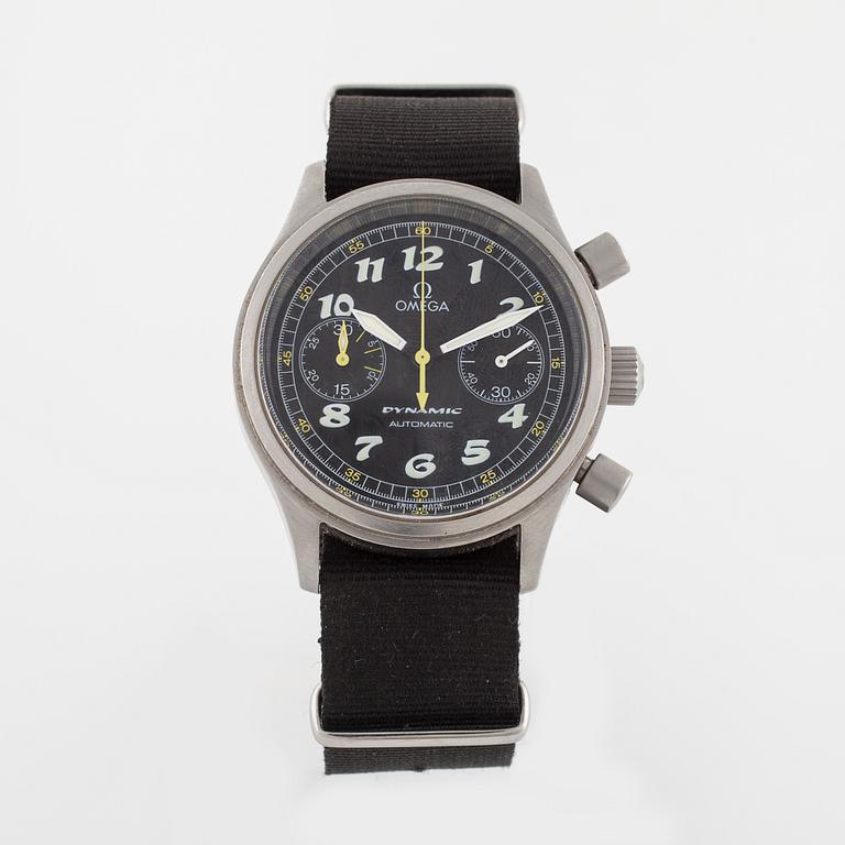 OMEGA, Dynamic Automatic, wristwatch, chronograph, 38,5 mm.