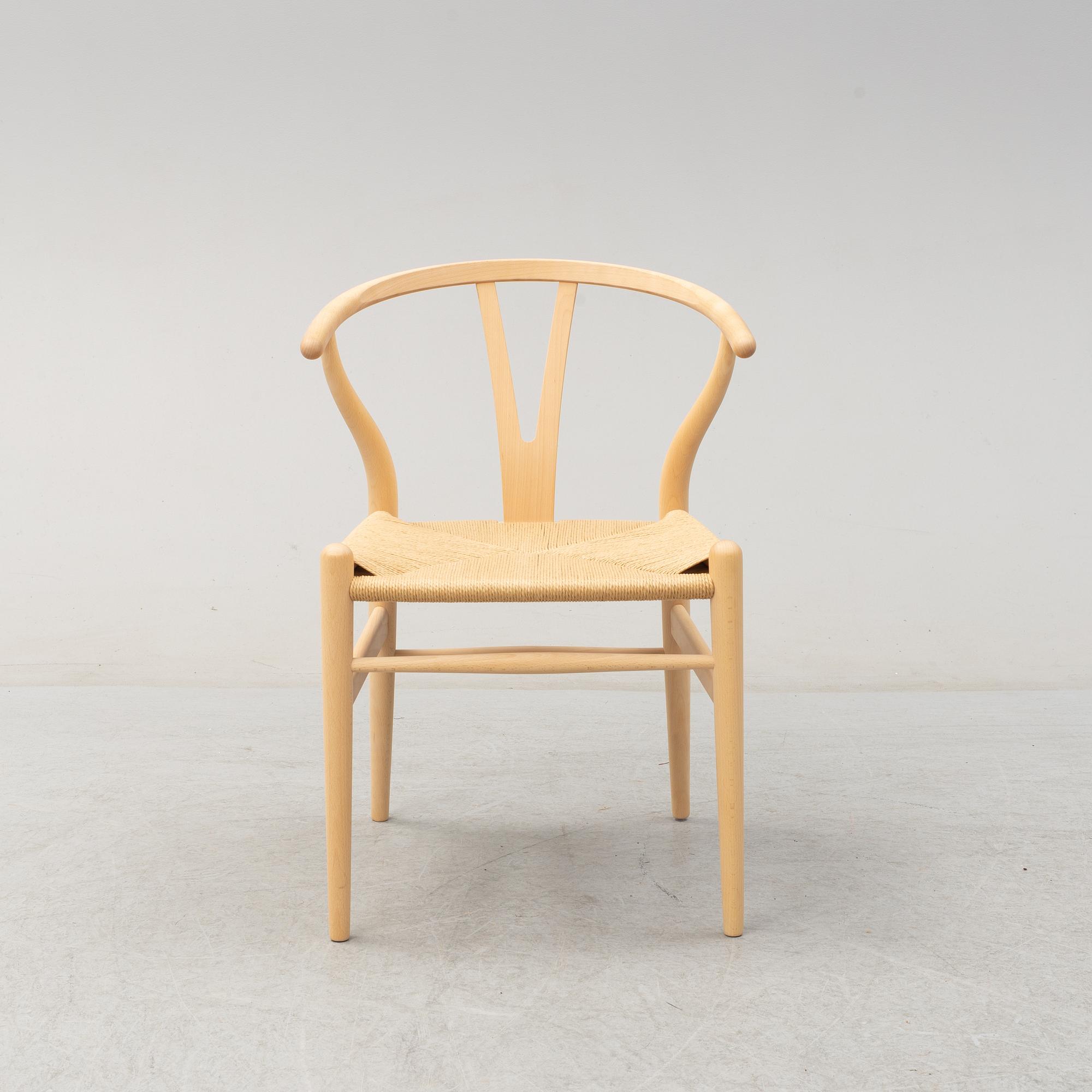 HANS J WEGNER, stol, "Y-stolen", Carl Hansen & Son, Danmark, 1900-talets andra hälft.