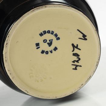 Margareta "Maggie" Wibom, ceramics, 3 pieces, Bo fajans, Gefle, around 1930.