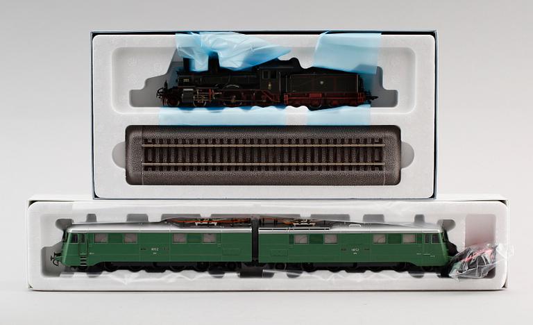 SAMLING MODELLTÅG, 4 delar, Roco, Österrike.