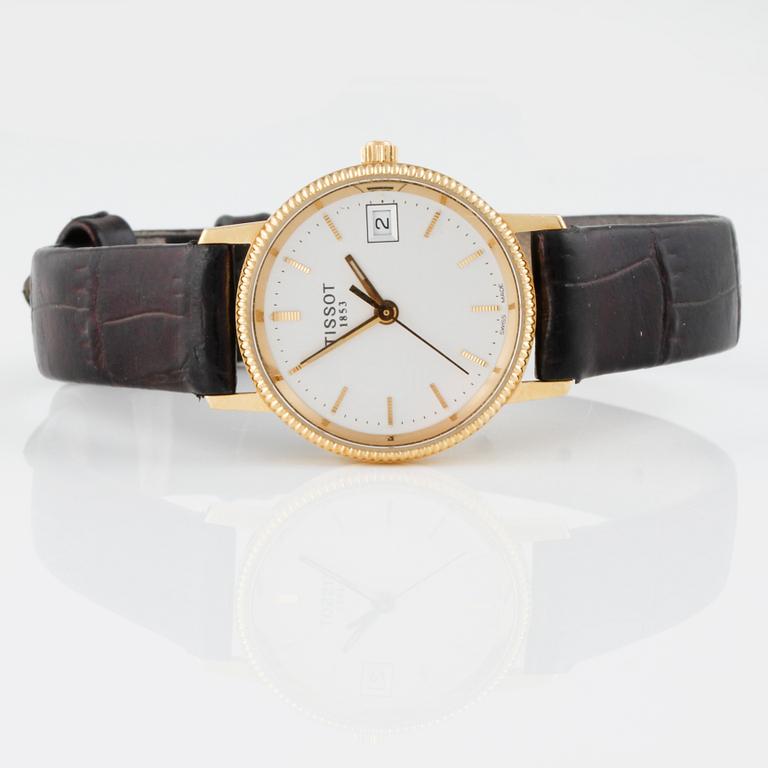 DAMARMBANDSUR, 18k guld, Tissot.