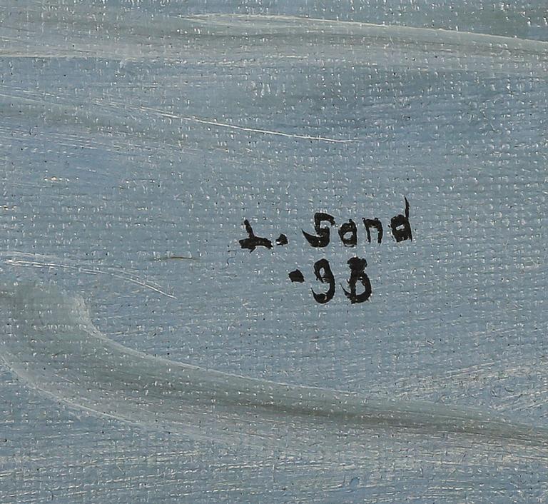 LENNART SAND, olja på duk, signerad och daterad -98.
