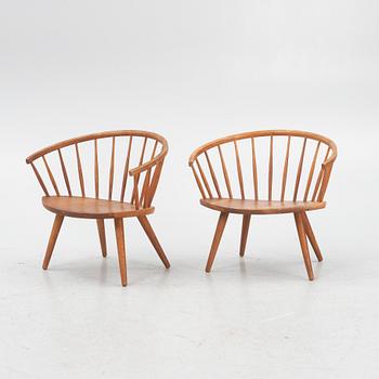 Yngve Ekström, a pair of "Arka" chairs, 1960s.