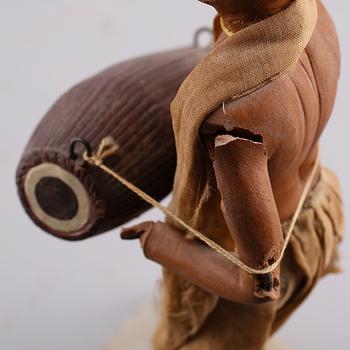 FIGURER, 4 st, terracotta, orientaliska, 1900-talets mitt.