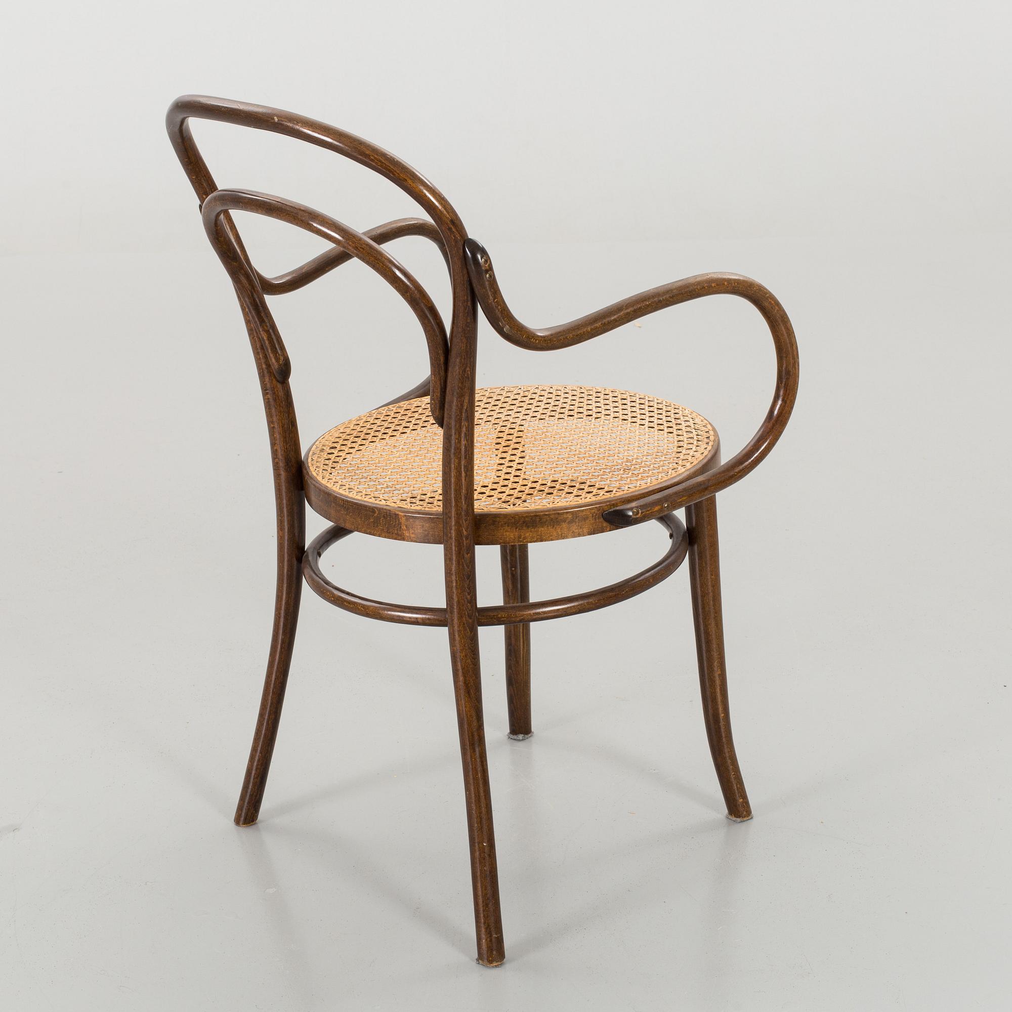 A BENTWOOD ARMCHAIRS SECOND HALF OF 20TH CENTURY.