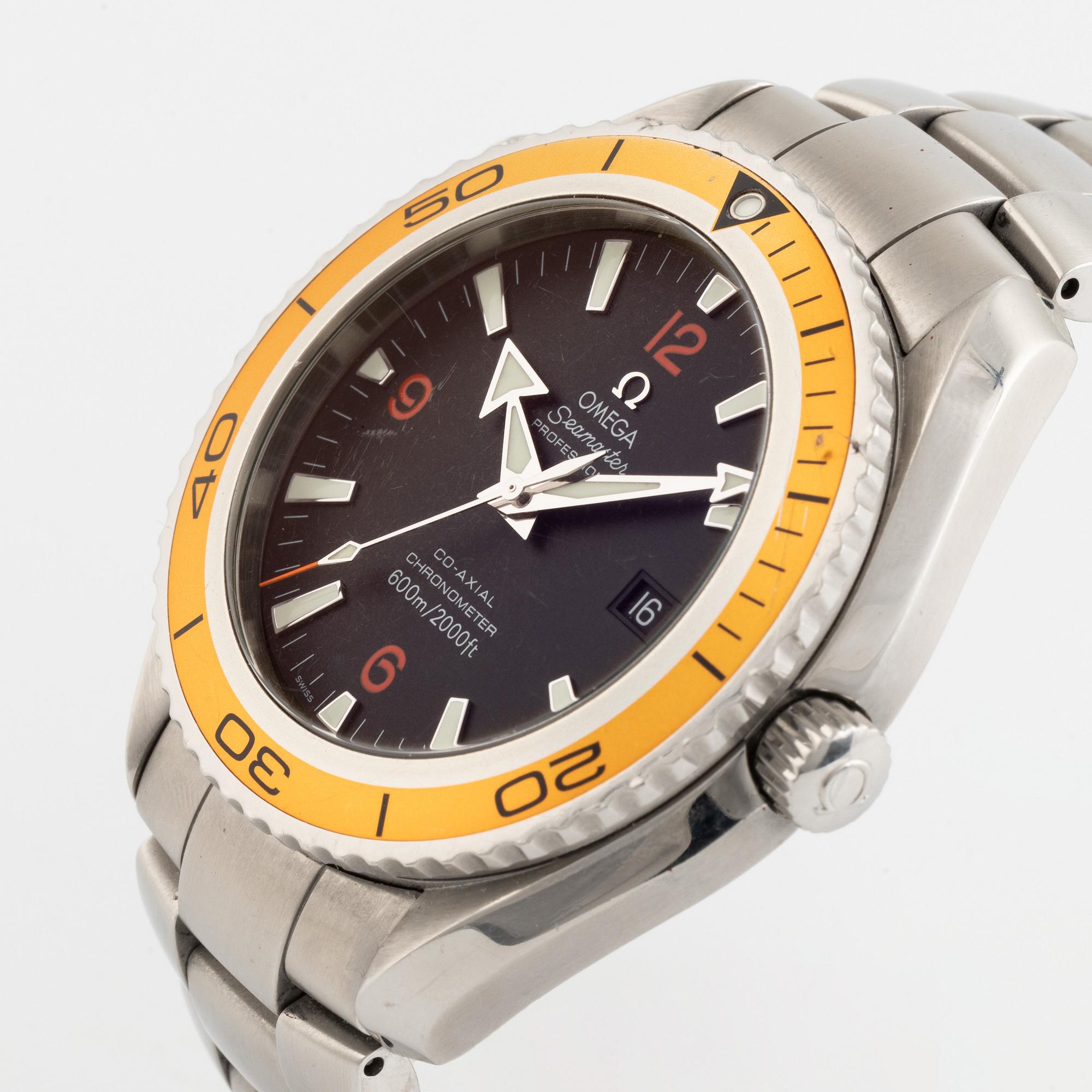 Omega, Seamaster, Planet Ocean 600 M, wristwatch, 45,5 mm.