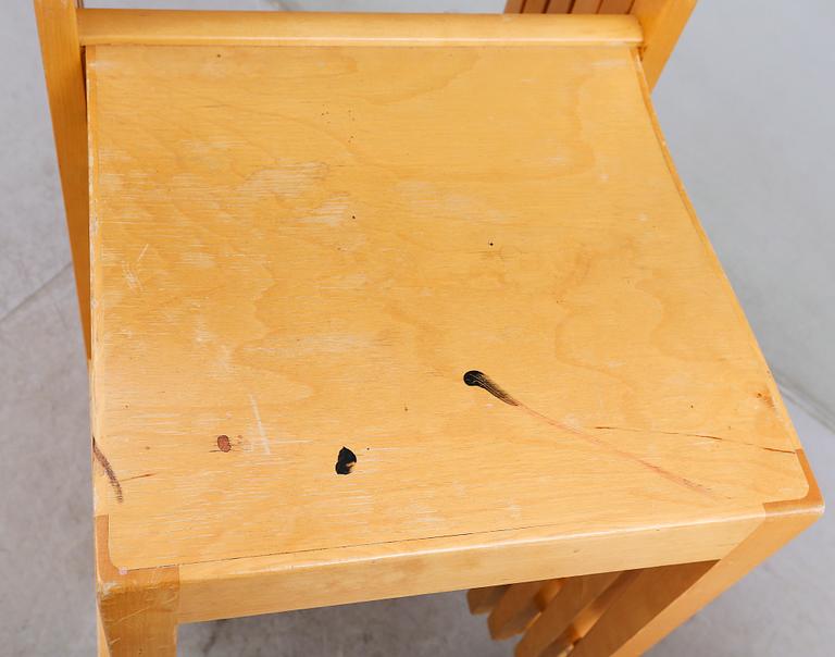 STOLAR, 7 st, "Orkesterstol", Sven Markelius, 1900-talets mitt.