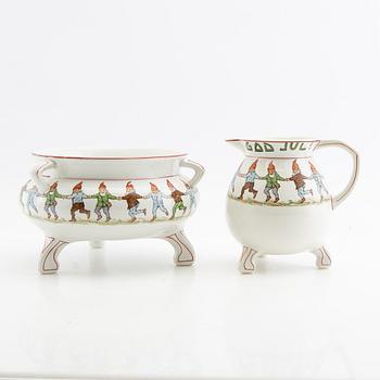 Porcelain bowl and jug Villeroy & Boch Germany first half of the 20th century stoneware.