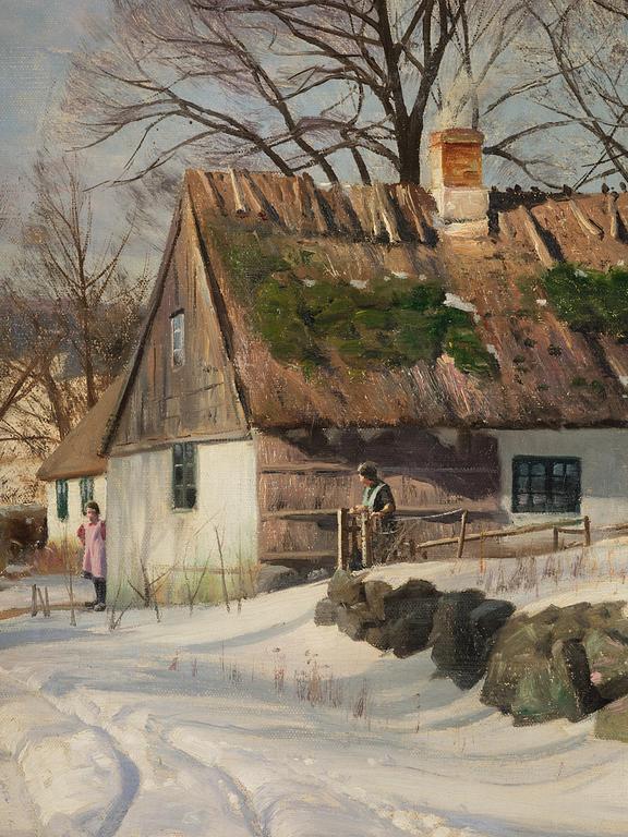 Peder Mork Mönsted, Winter in Jyderup.