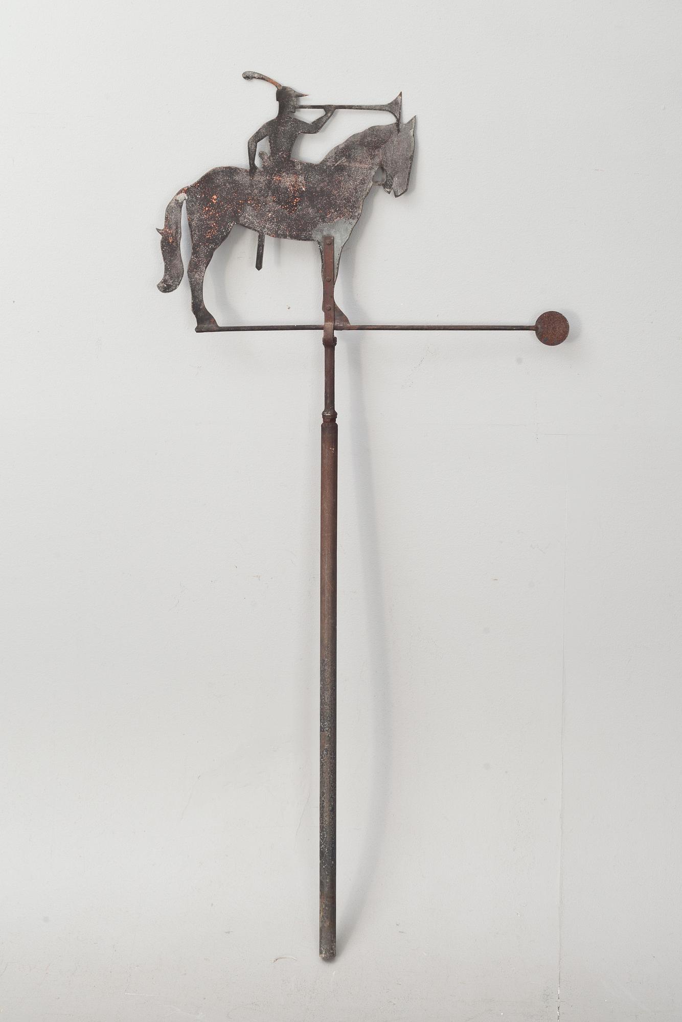 VINDFLÖJEL, metall, 1800-tal.