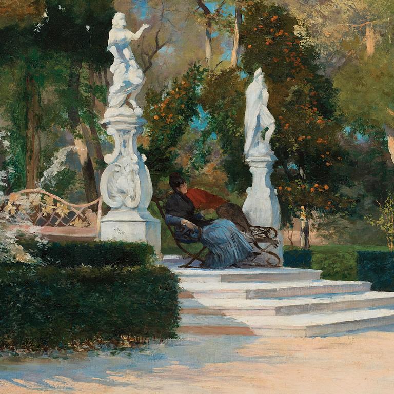Hugo Birger, Parkmotiv från Spanien.